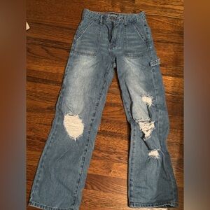 Katie J NYC Distressed Blue Kids Jeans